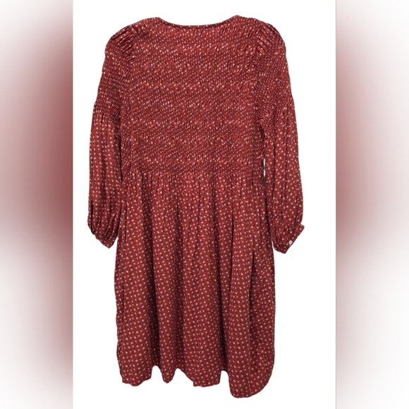 Madewell Challis Button Front Mini Dress In Tiny Daisy Pattern, Small - Picture 3 of 7